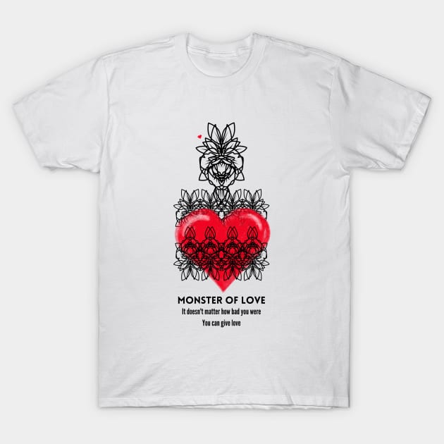 monster of love T-Shirt by crearty art